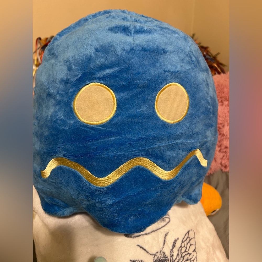 Blue inky Pac-Man